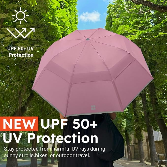 Weatherman - Premium Collapsible Small Travel Umbrella - Windproof, Resists Up - Image 2