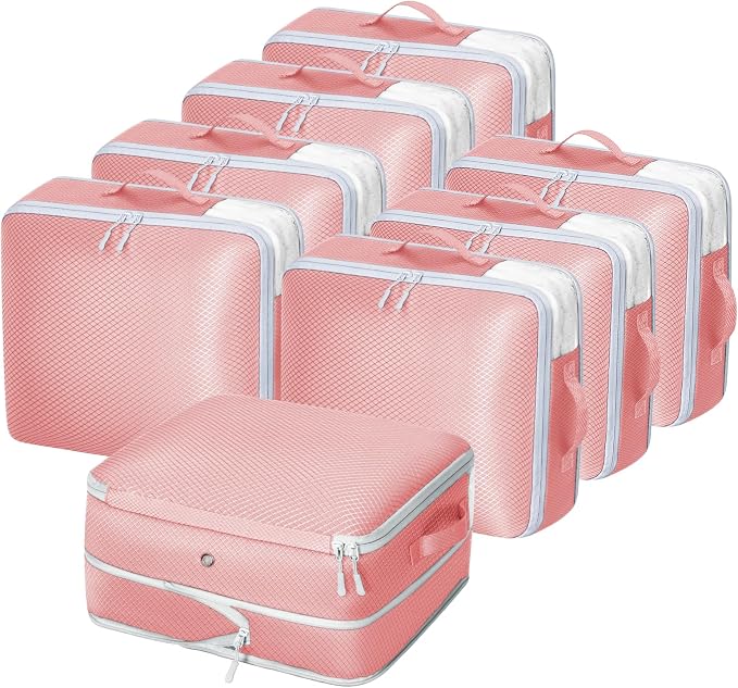 DIMJ Clothes Storage Bag 8 Pack, 19L Compression Storage Bags by DiMJ