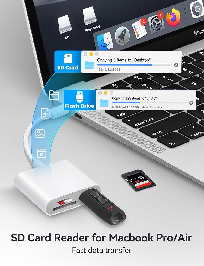 USB C to SD Card Reader, BnmxTek SD Card Adapter - Image 3