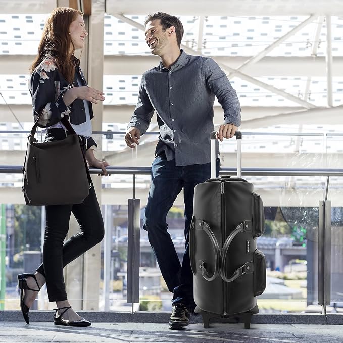 Modoker Rolling Garment Bag for Travel Wheeled Duffel Bag Luggage Suit Travel - Image 7