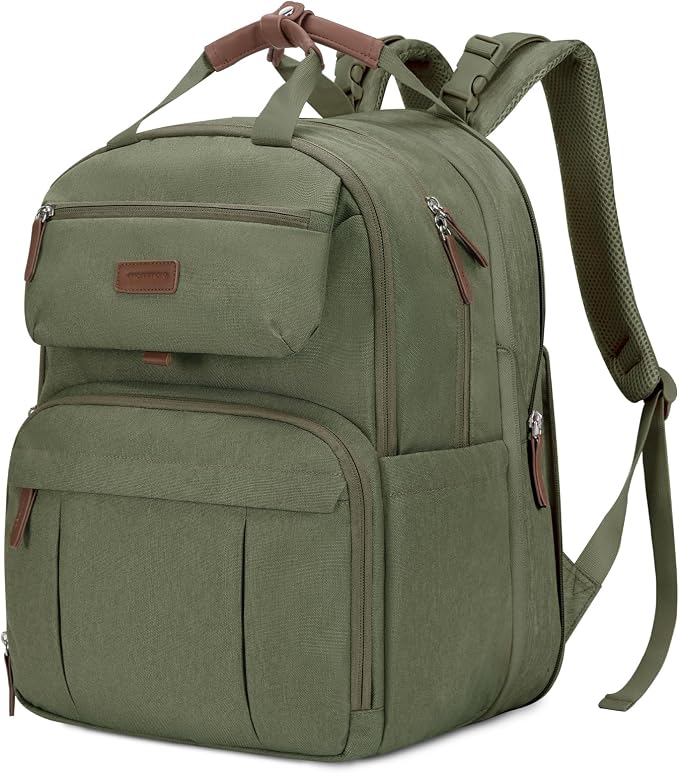 mommore Diaper Bag Backpack, Large Diaper Bag Expandable by mommore