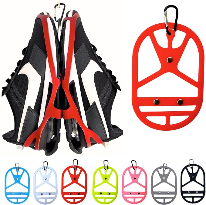 Shoe Holster For Backpack with Clip Hanger. Footwear Holder with Clip for - Image 2
