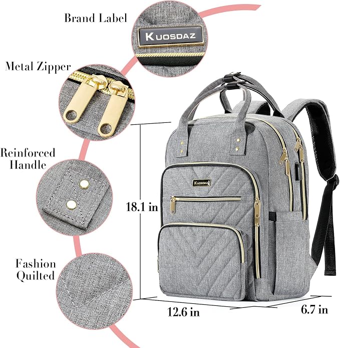 Laptop Backpack for Women Men, School Backpacks for Teens Girls Boys, 17.3 Inch - Image 5