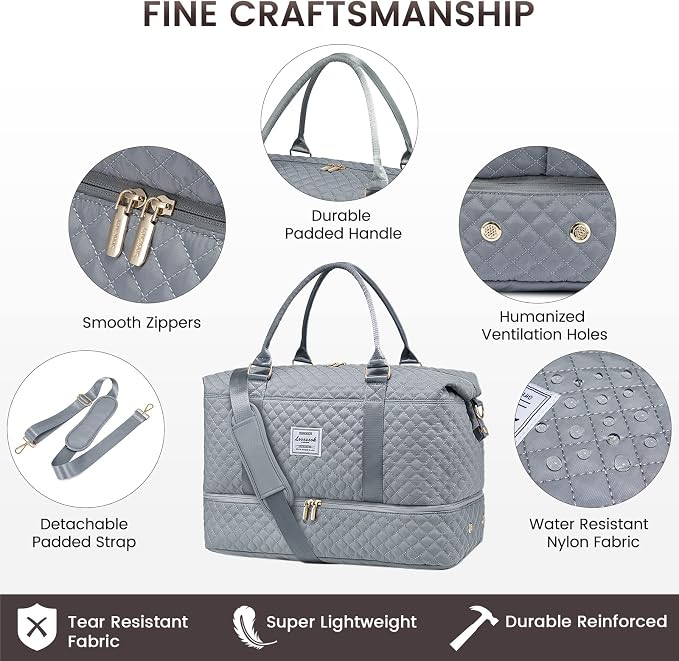 LOVEVOOK Travel Duffle Bag, Weekender Bags - Image 5