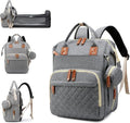 Diaper Bag with Changing Station, Waterproof 3 in 1 Baby Diaper Backpack with by Lamroro