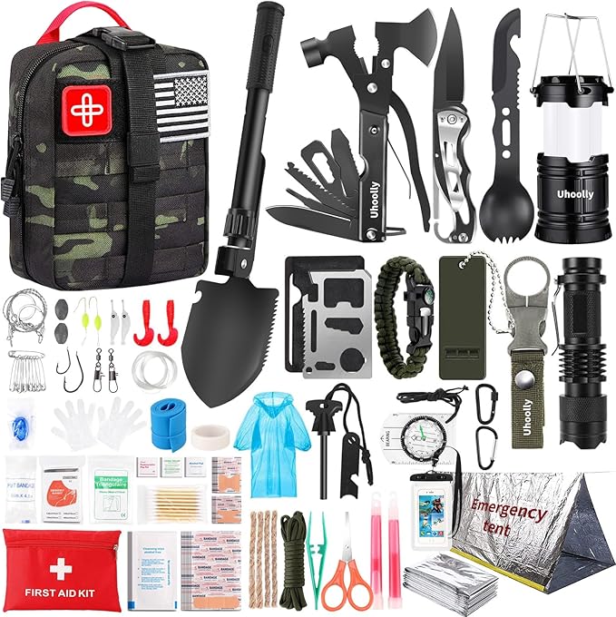 Survival Kit, Gifts for Men Women Teen Boys, Emergency Kit by Unknown