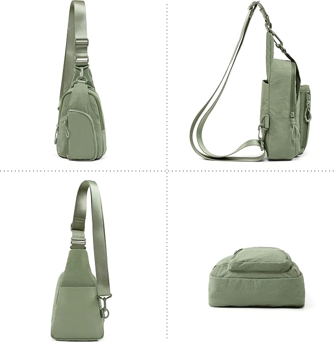 ODODOS Daily Sling Bag with Adjustable Straps Crossbody Chest Bag Lightweight - Image 5