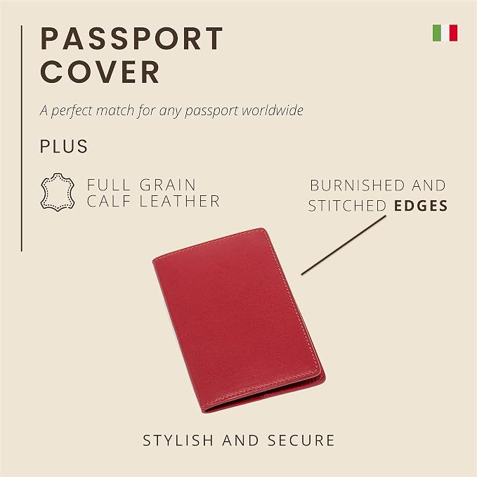 Maruse Italian Leather Passport Cover - Image 2