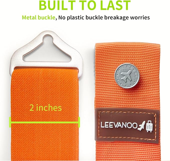 Luggage Straps for Suitcases Add a Bag Luggage Strap, 2-in-1 Travel Belt for - Image 5