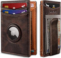 Airtag Wallet for Men- with Money Clip Gift Boxed, Magnetic Closure Slim by Miyozi