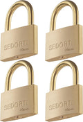 Weather Proof Lock, Keyed Alike Solid Brass Padlocks by SEDORTI