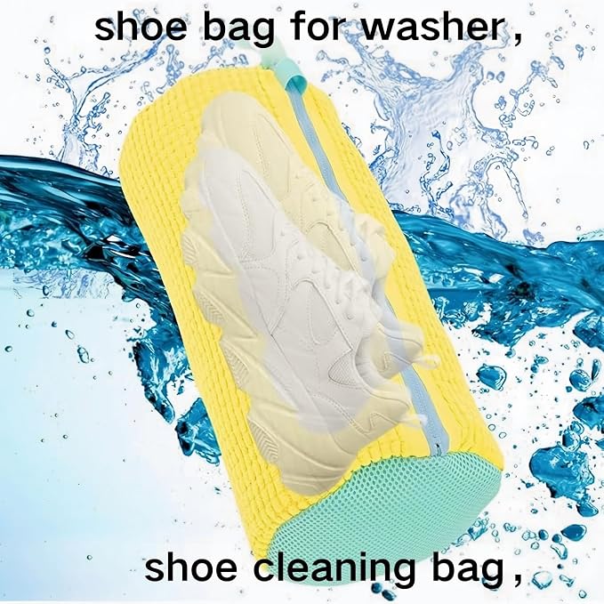 mcdhhemoShoe Washing Machine Bag, Sneaker Laundry Shoe Bag - Image 4