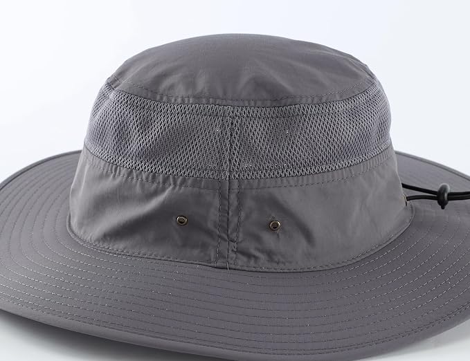 Home Prefer UPF 50+ Men's Sun Hat Wide Brim Bucket Hat UV Protection Hat - Image 5