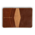PEGAI Standard Full Grain Crazy Horse Leather Passport Holder | Custom Travel by PEGAI