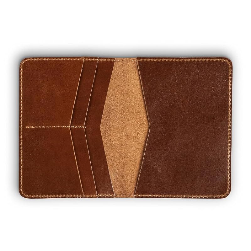 PEGAI Standard Full Grain Crazy Horse Leather Passport Holder | Custom Travel by PEGAI