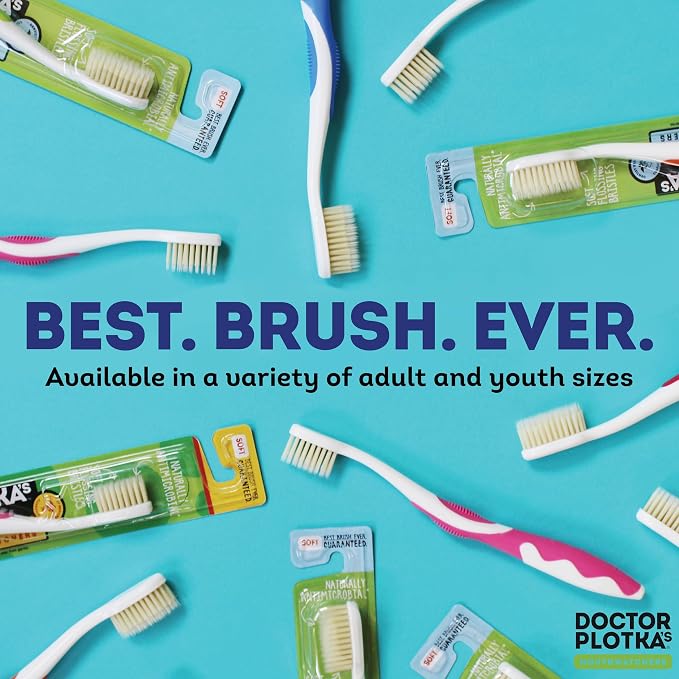 MOUTHWATCHERS Dr Plotkas Soft Bristle Flossing Toothbrush Manual Soft Toothbrush - Image 5