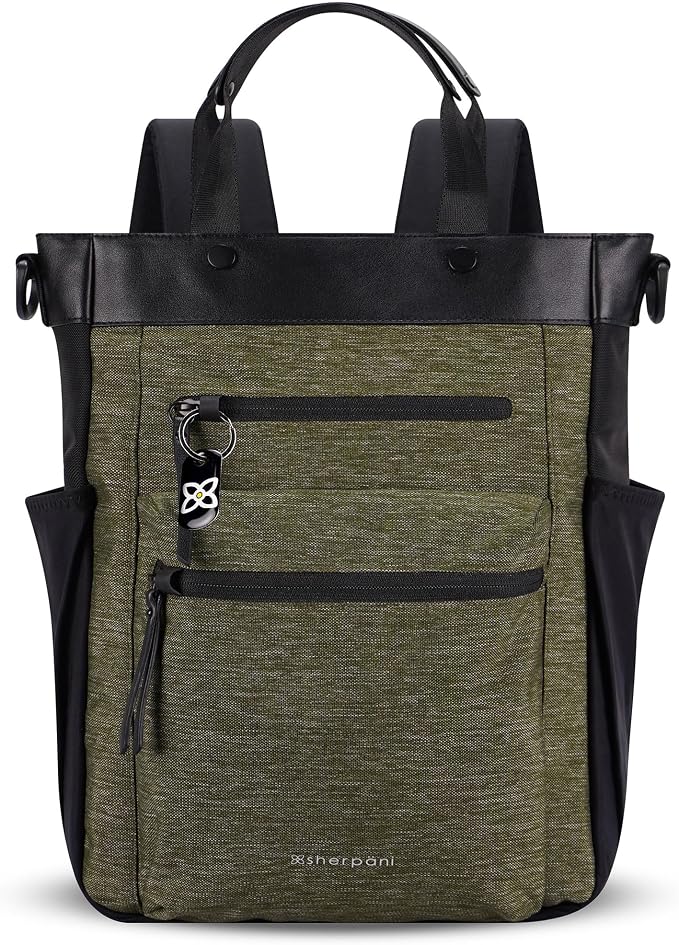 Sherpani Soleil, Anti Theft Convertible Backpack, 3 in 1 Tote Bag, Crossbody Bag by SHERPANI