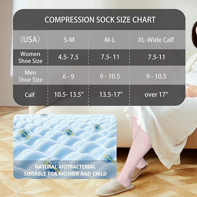 LEVSOX Thick Cotton Compression Socks - Image 5