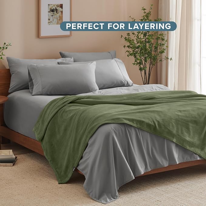 Bare Home Fleece Blanket - Image 7