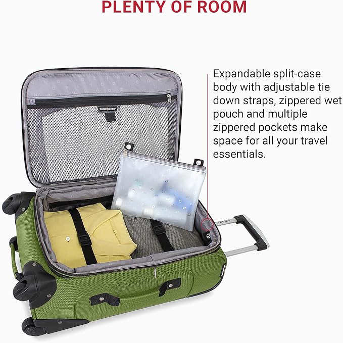 SwissGear Sion Softside Expandable Luggage, 2-Piece Set - Image 4