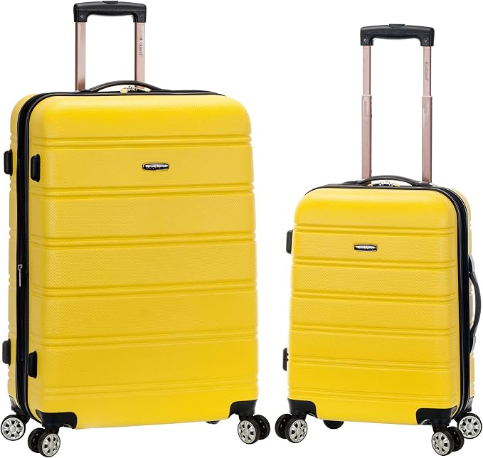 Rockland Melbourne Hardside Expandable Spinner Wheel Luggage, 2 Piece by Rockland