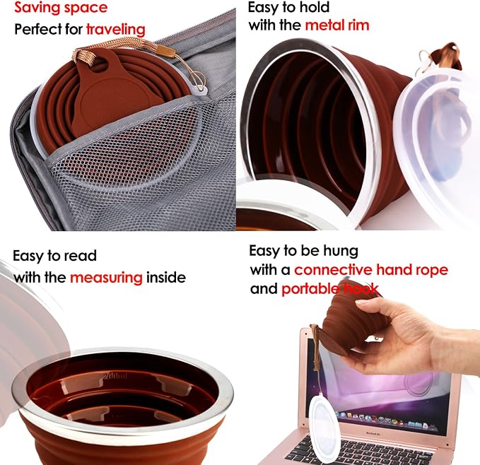 ME.FAN Silicone Collapsible Travel Cup - Image 5
