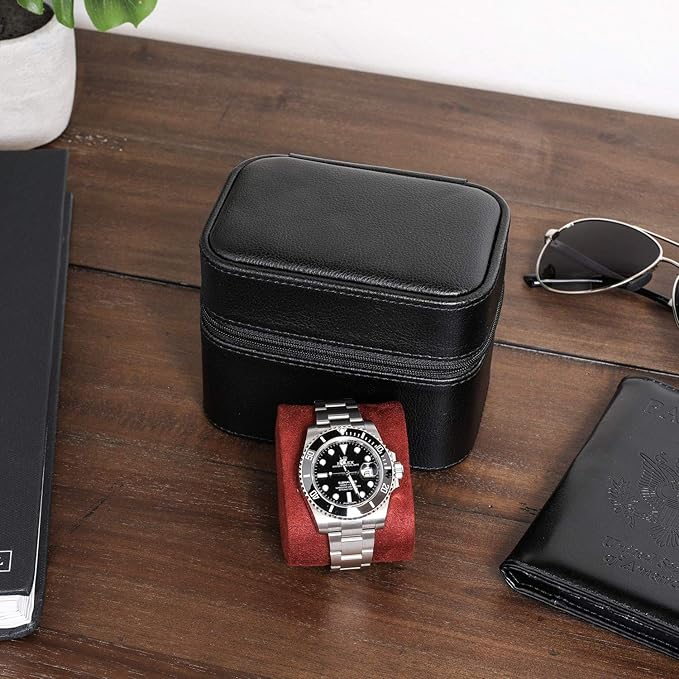 ROTHWELL 2 Watch Travel Case Storage Organizer - Image 6
