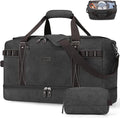 ZOMFELT Travel Duffle Bag for Men, Waterproof Canvas Overnight Duffel Bag by ZOMFELT