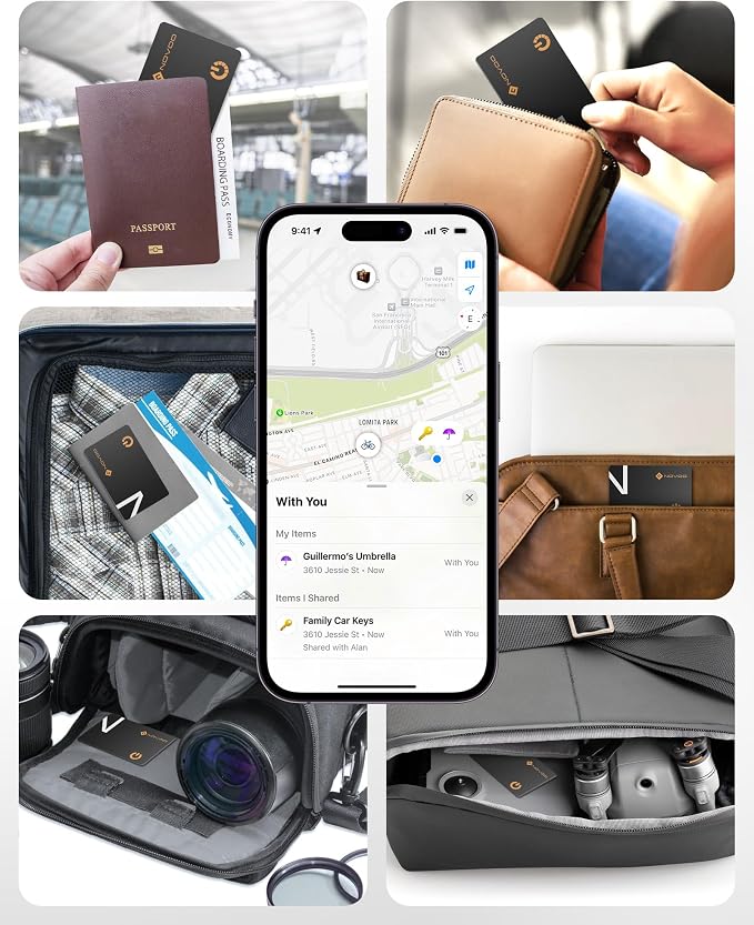NOVOO Air Locator Tag Wallet Tracker Card - Image 8