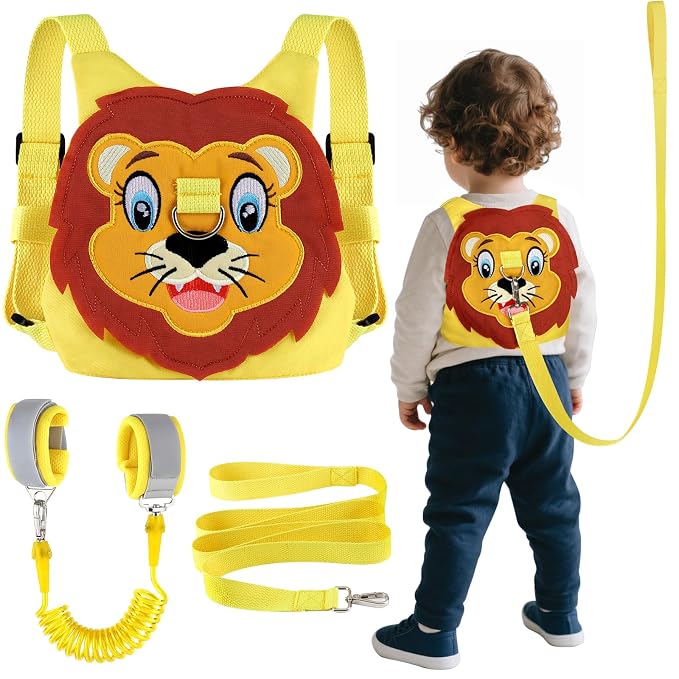 Toddlers Leash + Anti Lost Wrist Link Child Kids Safety Harness Kids Walking by FITARTS