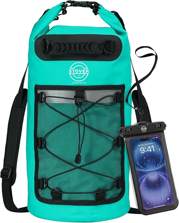 STOVER 5/10/25/30/40/55L Waterproof Backpack- Floating Dry Bag by STOVER
