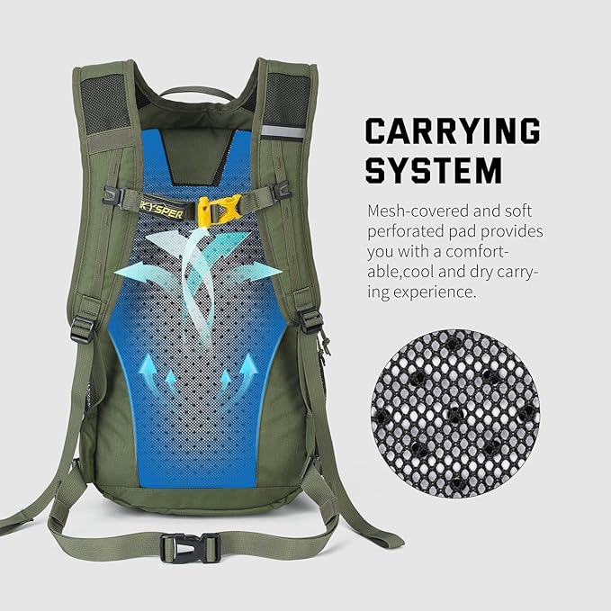 SKYSPER Small Hiking Backpack, 20L Lightweight Travel Backpacks Hiking Daypack - Image 2