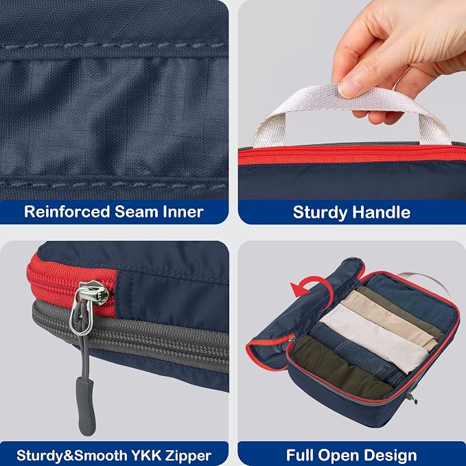 Cipway Compression Packing Cubes, Lightweight Travel Luggage Organizers - Image 5