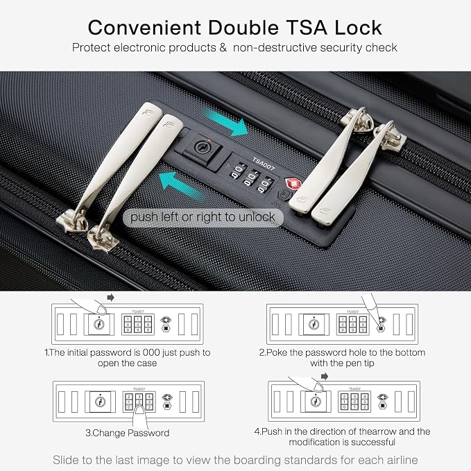 Hanke Grace Carry On Luggage - Image 5