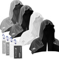 4 Pack Cooling Hoodie Towels for Neck and Face, UPF 50 Sun Protection & Instant by CSITE
