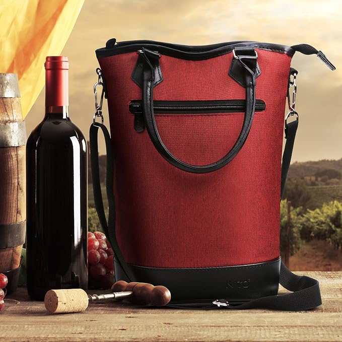 Tirrinia Insulated Wine Gift carrier Tote - Image 8