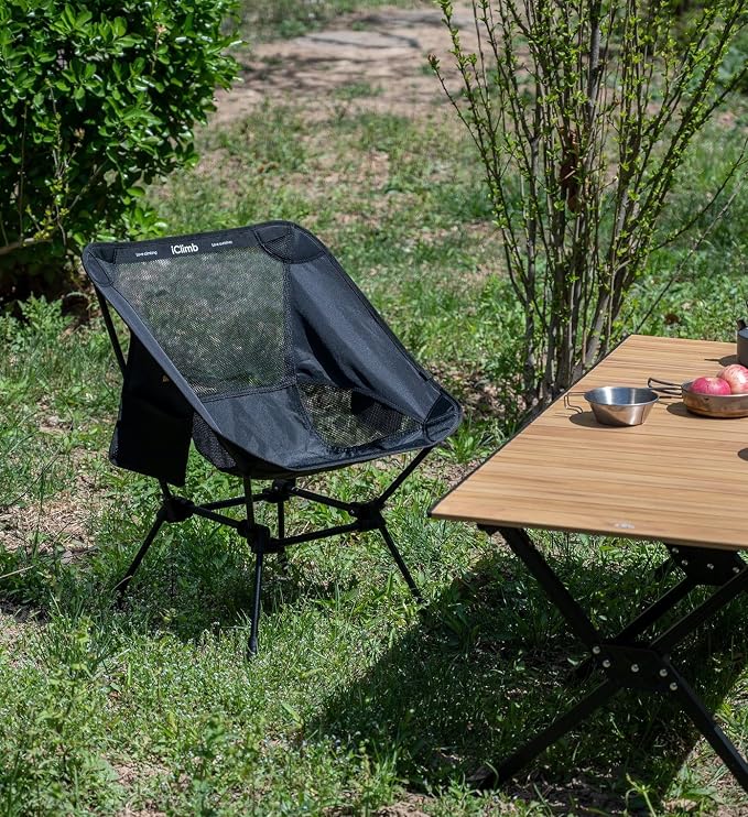 iClimb Ultralight Compact Camping Folding Beach Chair - Image 9