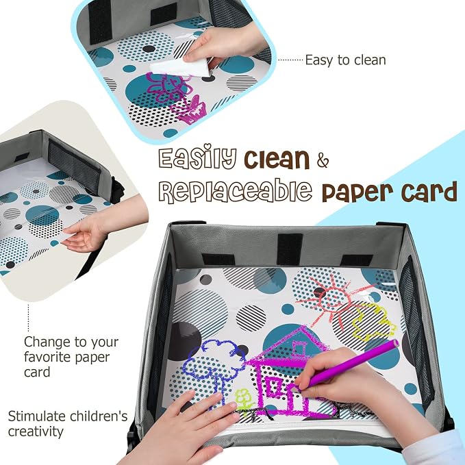 Car Seat Organizer Kids Travel Tray - Image 4