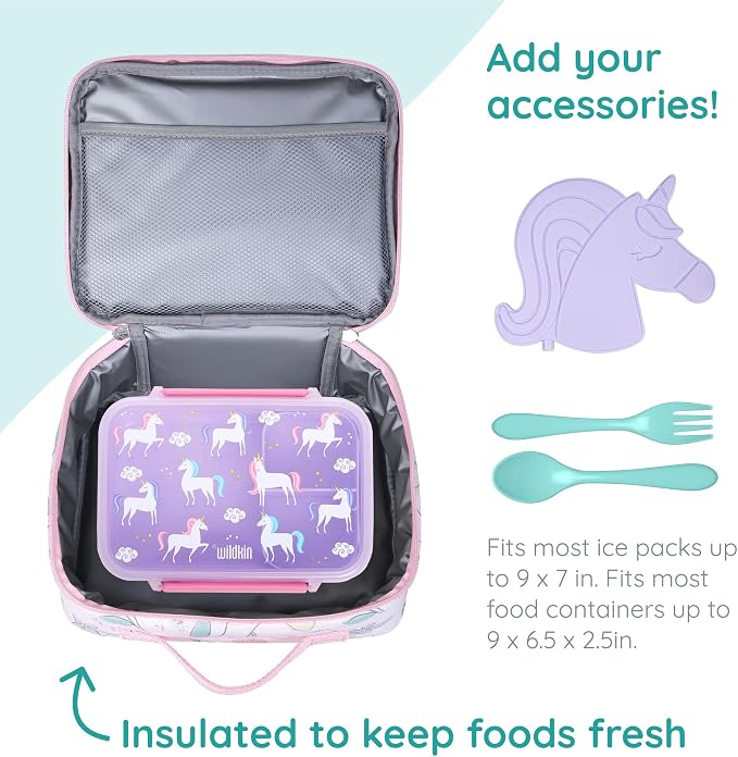 Wildkin JumpOff Jo Insulated Lunch Box – Durable, Reusable - Image 5