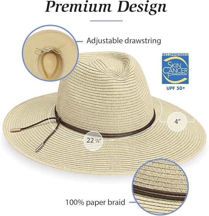 Wallaroo Hat Company Women’s Monetecito Fedora – UPF 50+ UV Protection - Image 4