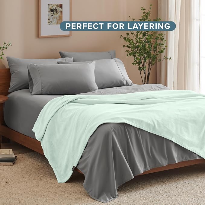 Bare Home Fleece Blanket - Image 7
