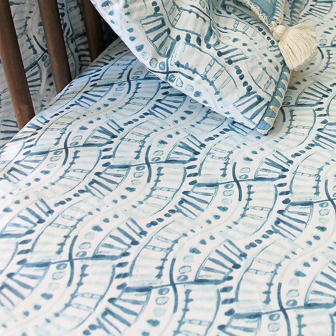 Crane Baby Soft Cotton Crib Mattress Sheet, Fitted Sheet - Image 5