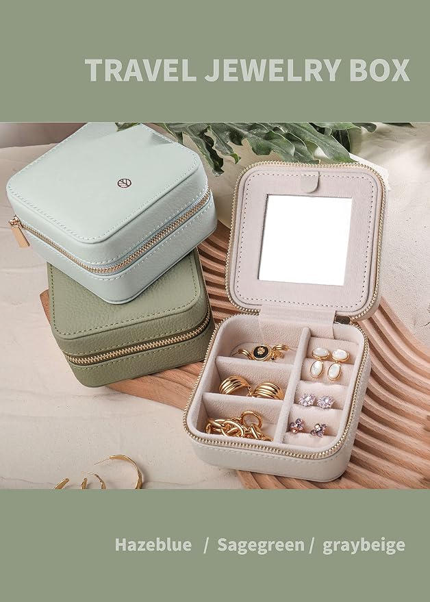 S.Leaf Travel Jewelry Organizer Travel Jewelry Boxes - Image 5