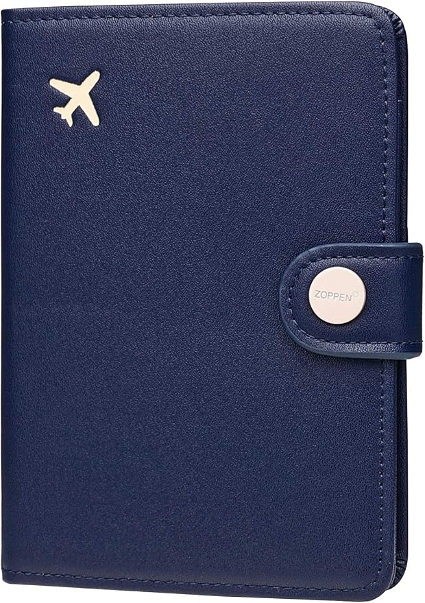 ZOPPEN Passport Holder Women Men, Passport Cover Travel Wallet Rfid Blocking by Zoppen