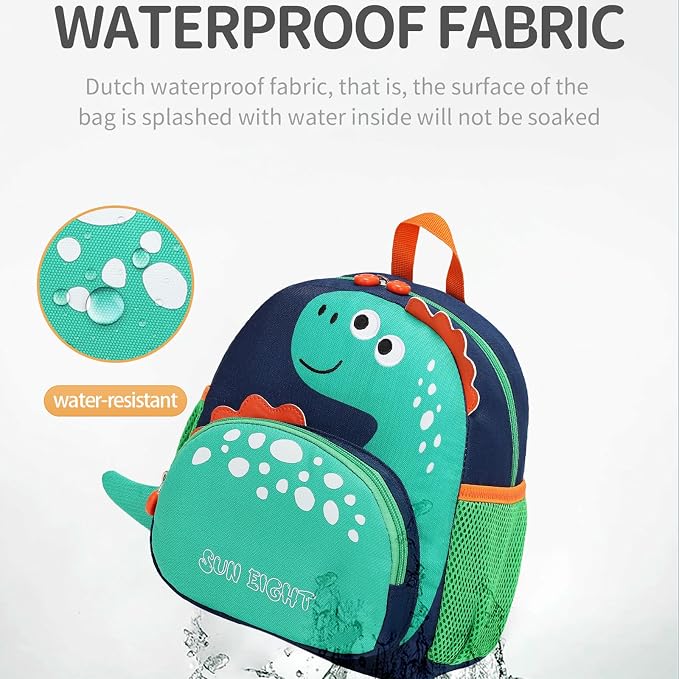 SUN EIGHT Toddler Backpack for Girls Kids Backpack Cute 3D Cartoon School Bag - Image 4