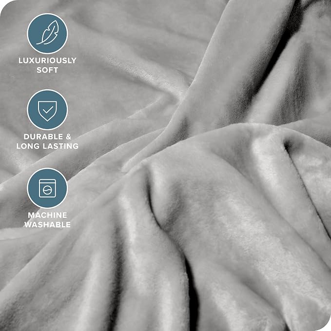 Bare Home Fleece Blanket - Image 2