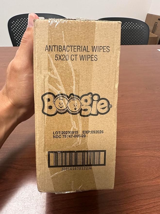 Boogie Antibacterial Hand Wipes by Boogie, Alcohol Free, Hypoallergenic and - Image 9
