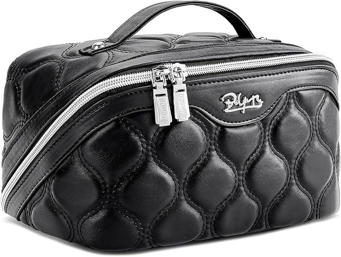 Travel Makeup Bags for Women Cosmetic Bag: Puffy Make up Bags Set of 3 by BOYATU