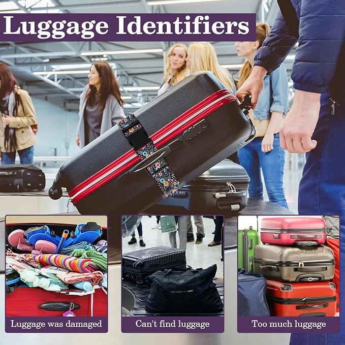 Luggage Straps for Suitcases TSA Approved, Luggage Identifiers for Suitcase - Image 6