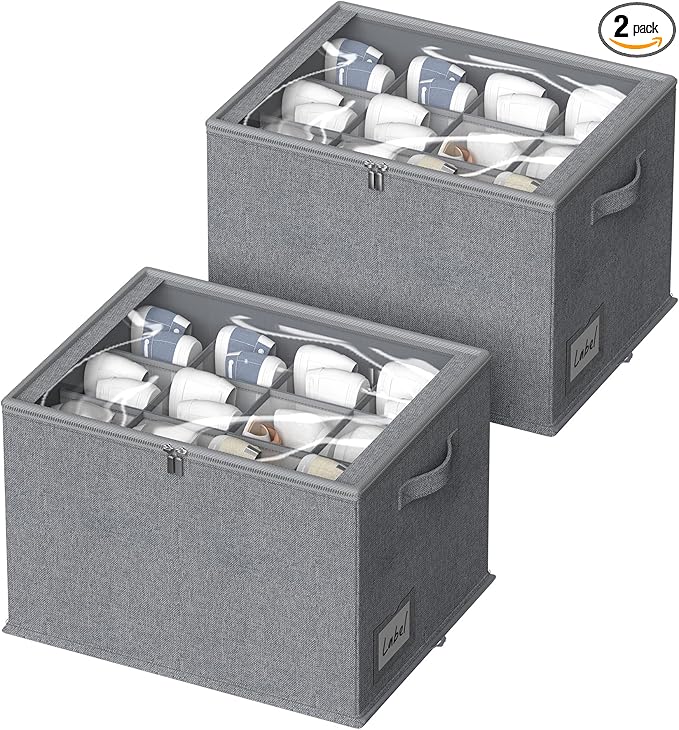 2 Pack Shoe Organizer for Closet by CYhom